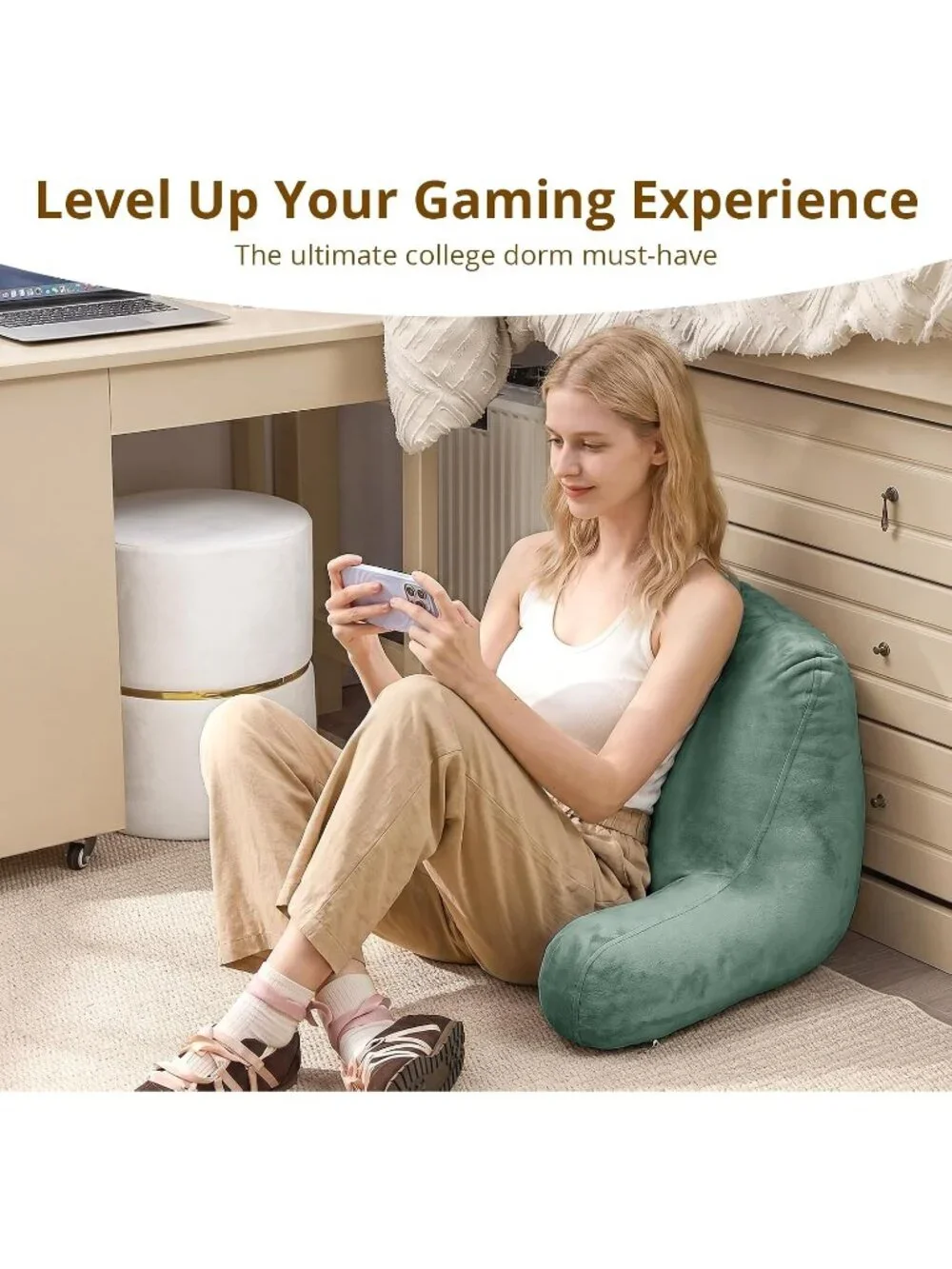 〽️Reading Pillow for Bed Back Pillow Sitting Up 18
